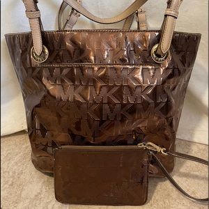 Michael Kors Jet Set Cocoa tote